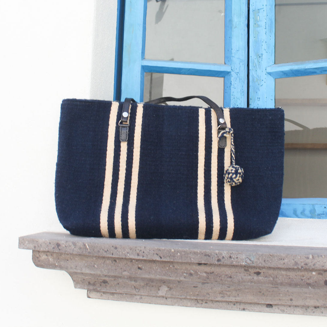Bolso Ines Azul Marino Beige