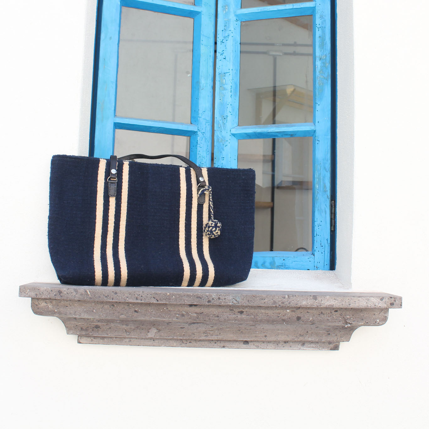 Bolso Ines Azul Marino Beige